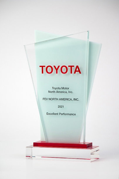 FEV North America Receives Fourth Consecutive Supplier Award from Toyota